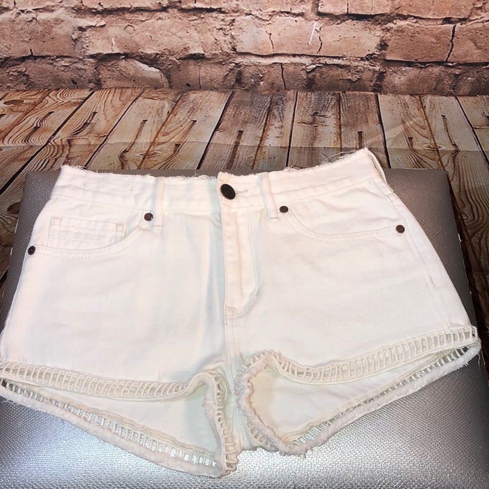Kendall & Kylie White Jean Shorts